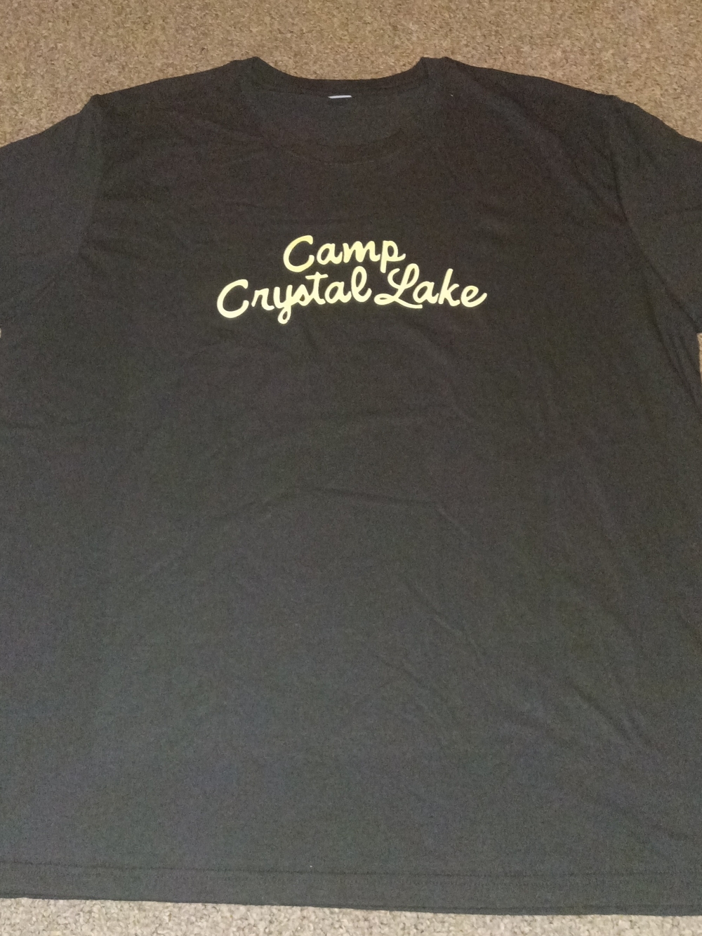 Black 'Camp Crystal Lake' Graphic Tee Xl